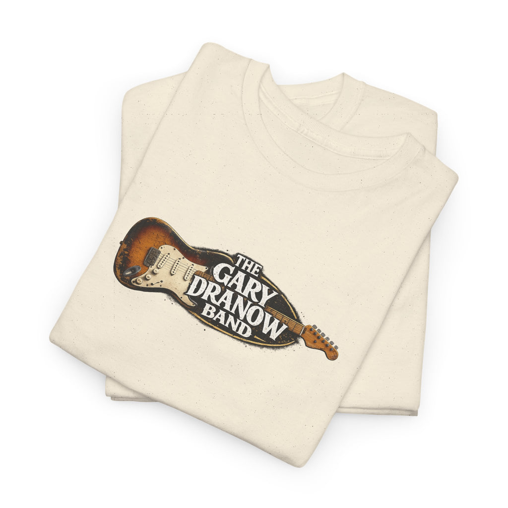 The Gary Dranow Band Guitar T‑Shirt — Vintage Electric Guitar Logo Tee