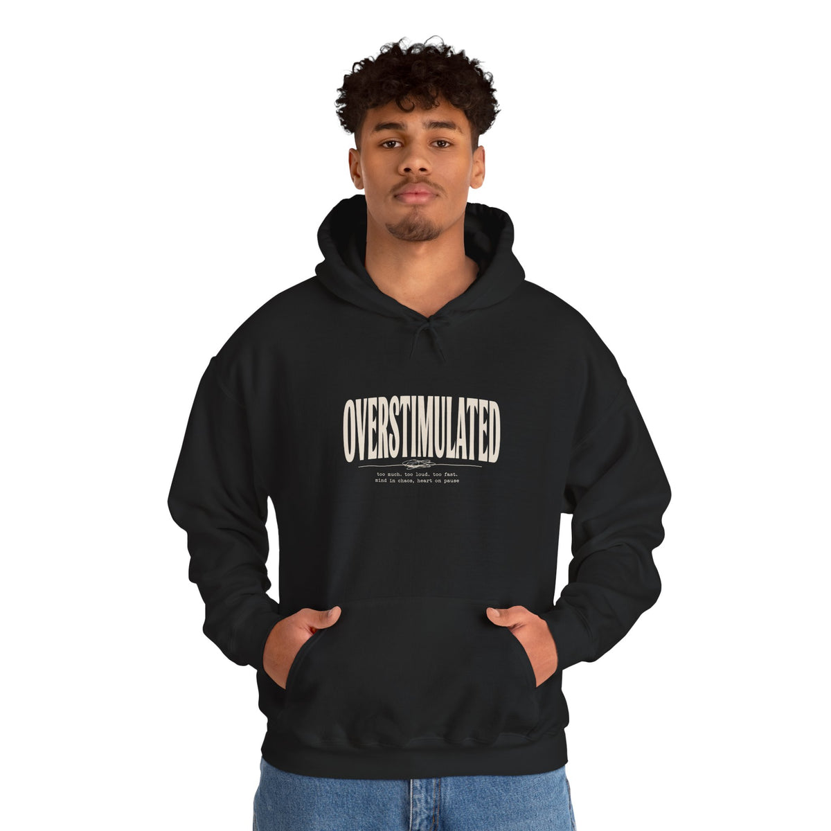 Overstimulated Unisex Heavy Blend™ Hooded Sweatshirt