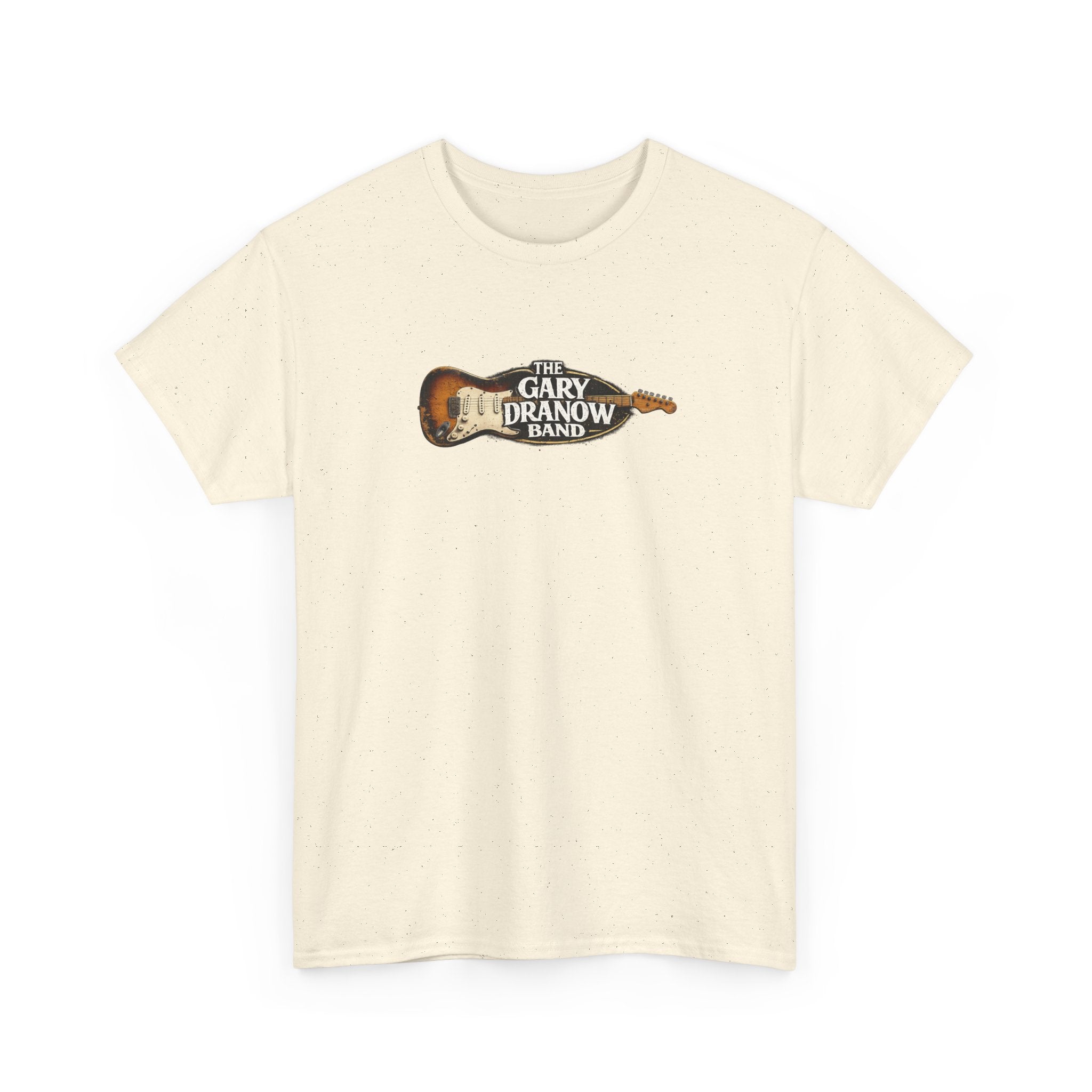 The Gary Dranow Band Guitar T‑Shirt — Vintage Electric Guitar Logo Tee