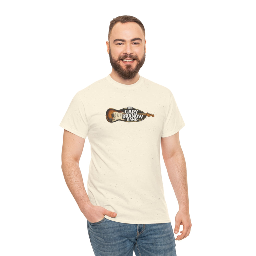 The Gary Dranow Band Guitar T‑Shirt — Vintage Electric Guitar Logo Tee