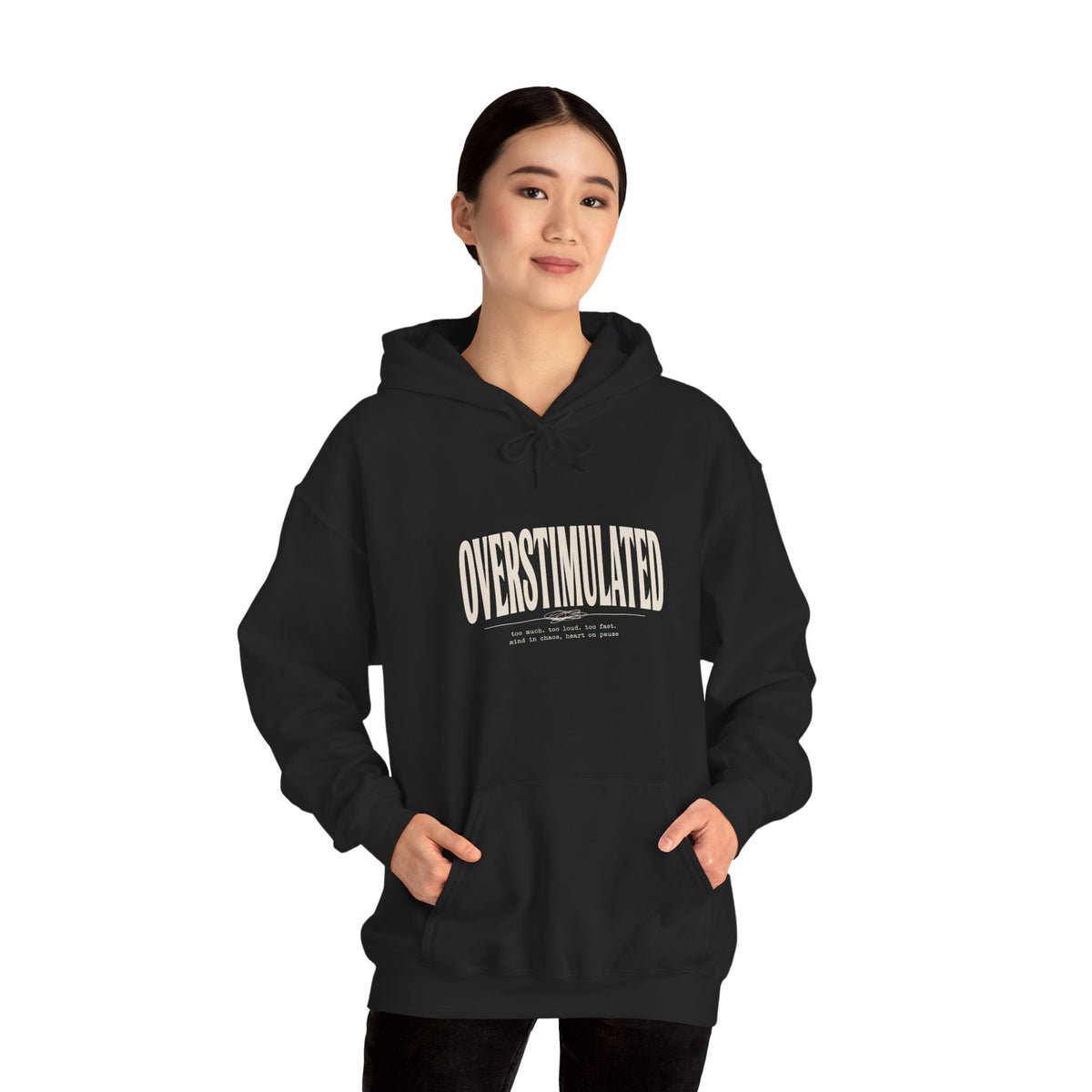 Overstimulated Unisex Heavy Blend™ Hooded Sweatshirt