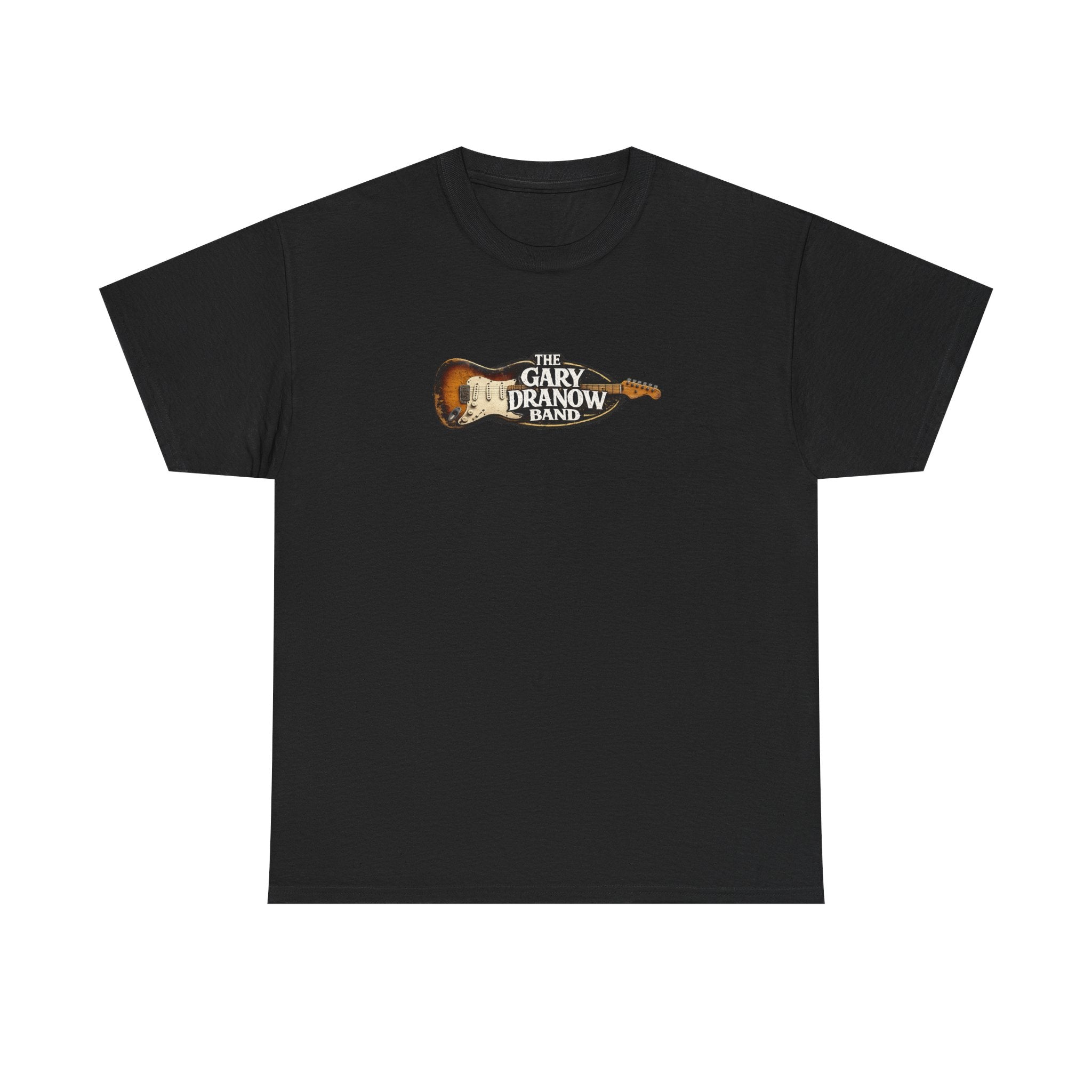 The Gary Dranow Band Guitar T‑Shirt — Vintage Electric Guitar Logo Tee