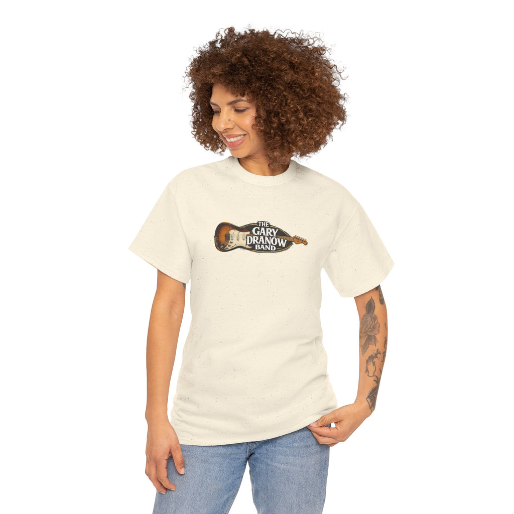 The Gary Dranow Band Guitar T‑Shirt — Vintage Electric Guitar Logo Tee