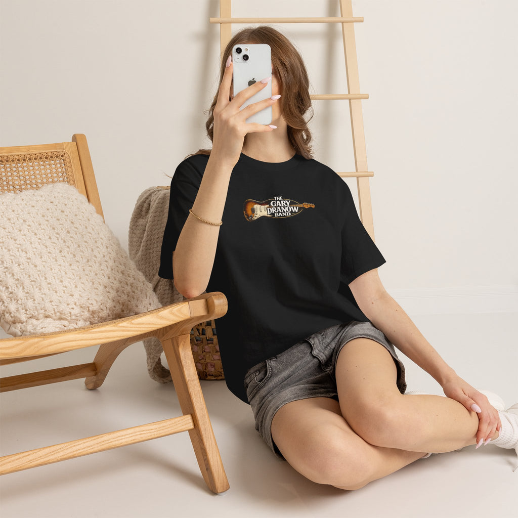 The Gary Dranow Band Guitar T‑Shirt — Vintage Electric Guitar Logo Tee