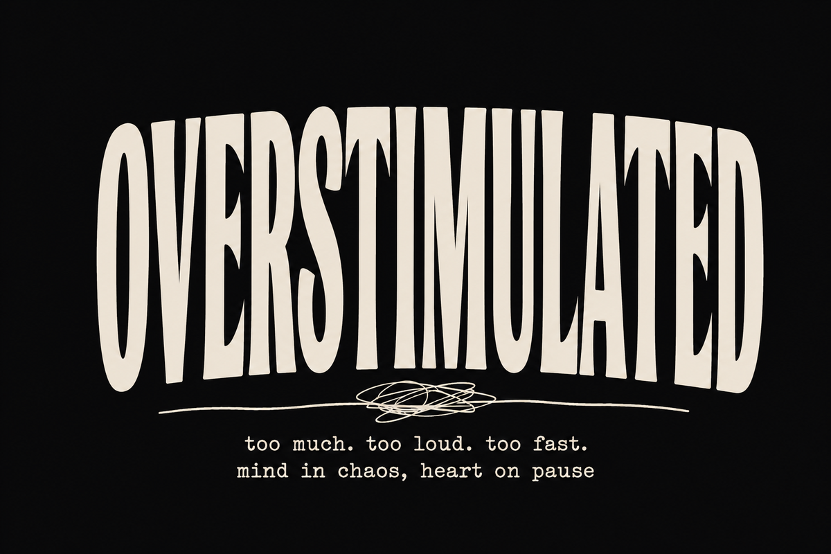 Chaos Comfort Overstimulated Hoodie